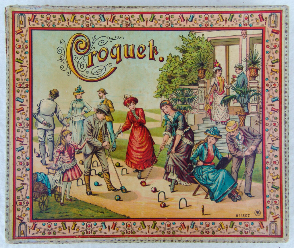 Tucker Tw ID • AEB-01c1 — AGPI ID • G-34059c1 — publisher • Adolf Engel (Berlin) — title • Croquet — notes • Publisher catalog number: 1307.