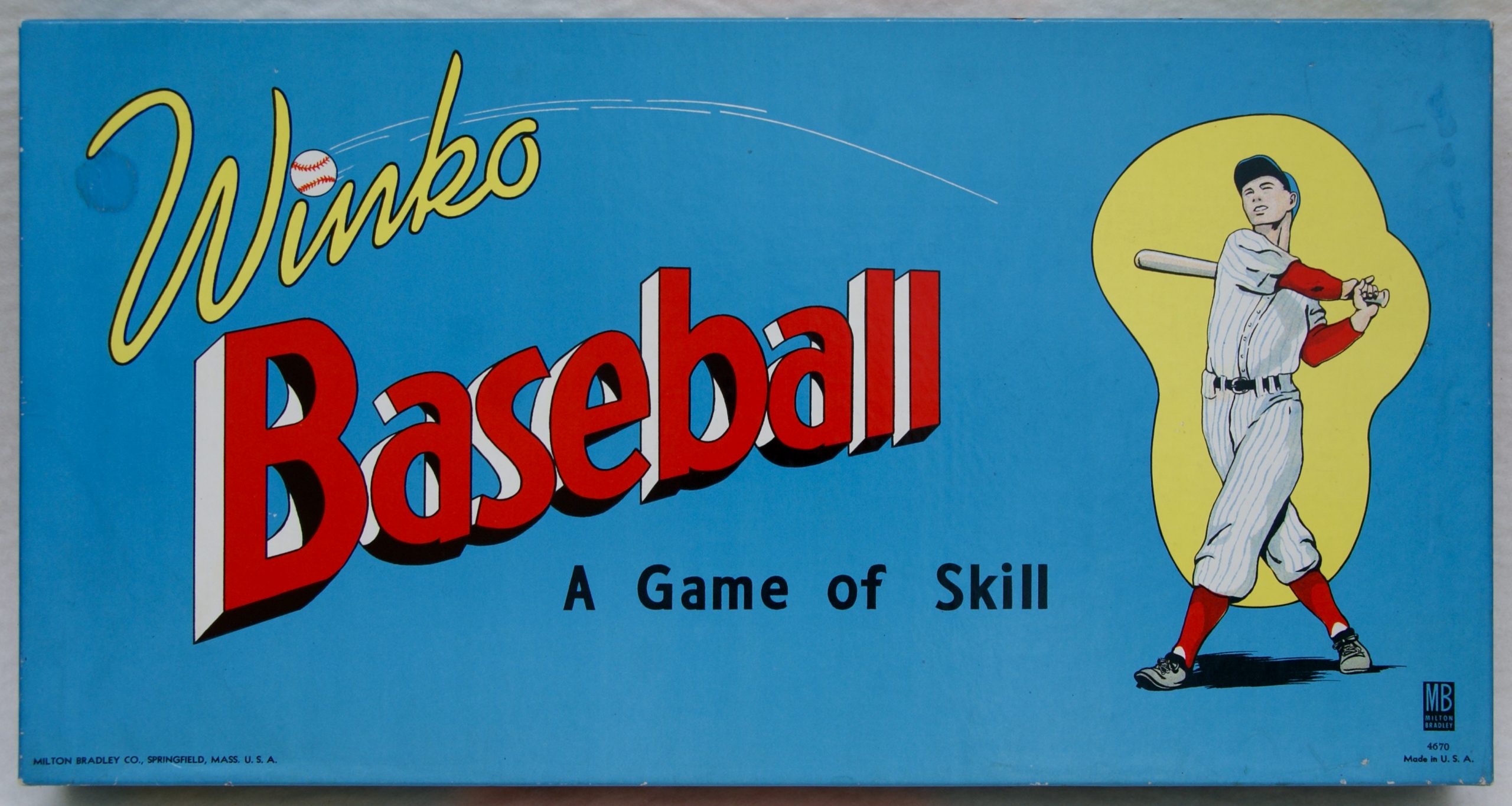 Tucker Tw ID • BRA-36c2 — publisher • Milton Bradley — title • Winko Baseball