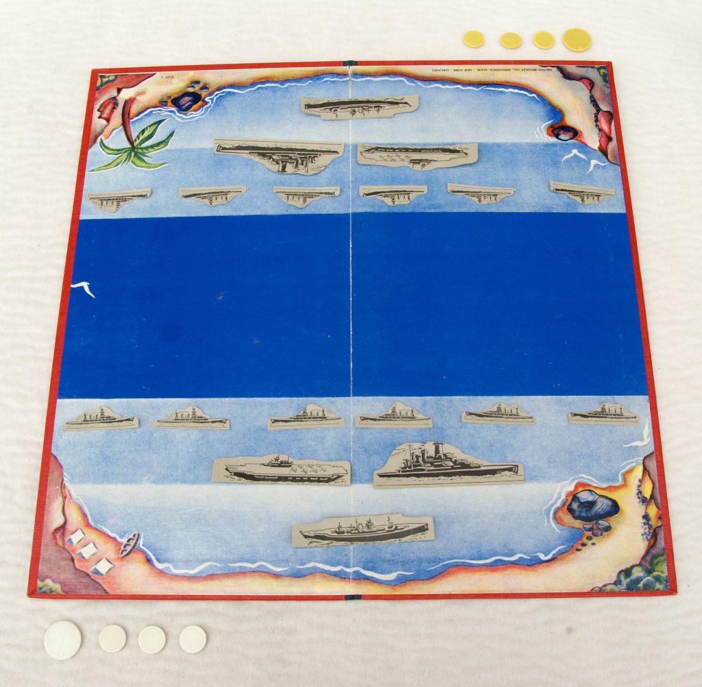 Tucker Tw ID • BRA-52 — publisher • Milton Bradley — title • BATTLE WINKS