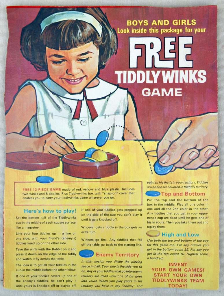 Tucker Tw ID • TRX-02 — publisher • General Mills — title • Trix (cereal) - FREE TIDDLYWINKS GAME
