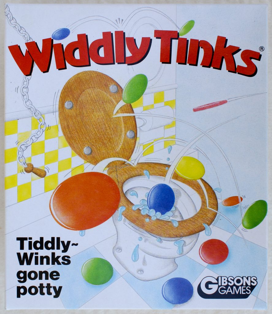 Tucker Tw ID • GIB- — publisher • GIBSONS GAMES — title • Widdly Tink - Tiddly-Winks gone potty — notes • SONY DSC