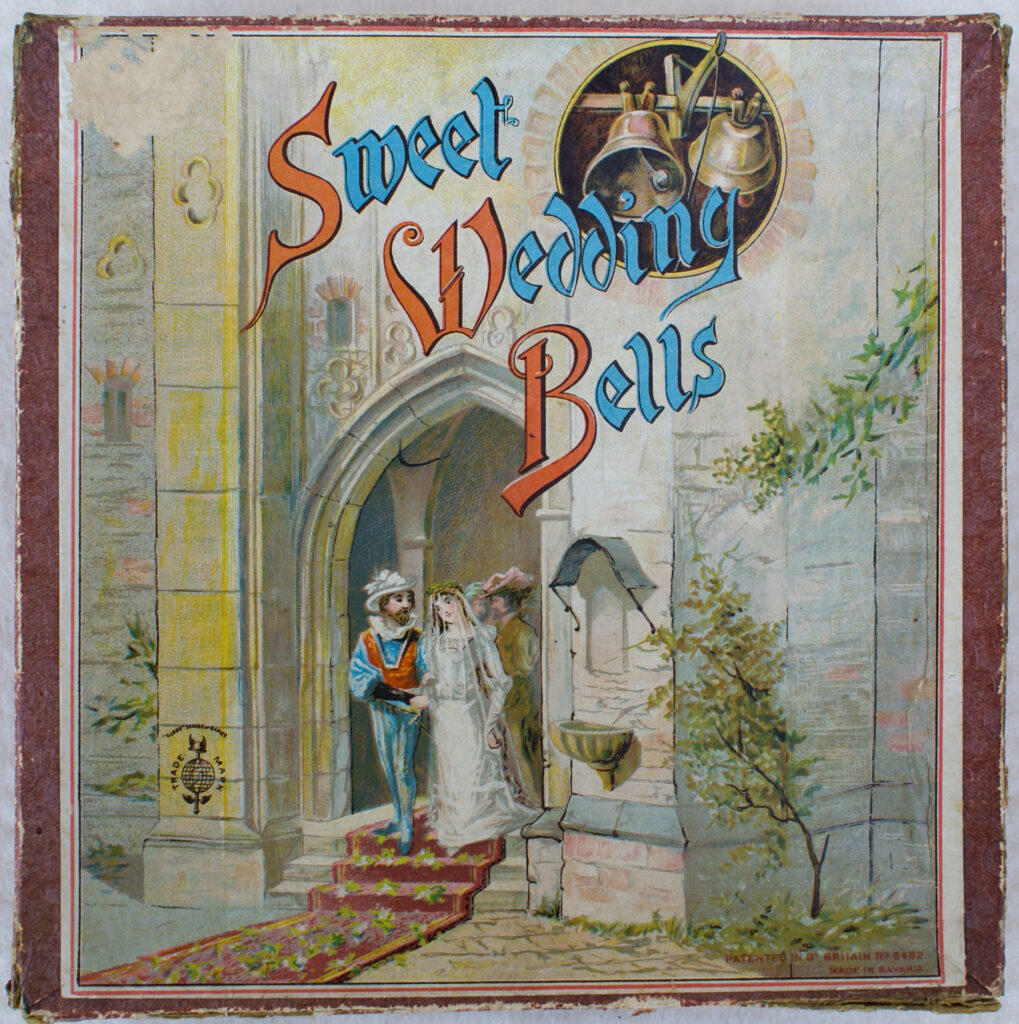 Tucker Tw ID • GLB-04c1 — AGPI ID • G-30804c1 — publisher • Globe Series of Games (made in B — title • Sweet Wedding Bells — notes • Patent: Great Britain 5482. Logo on cover: Globe Series of Games