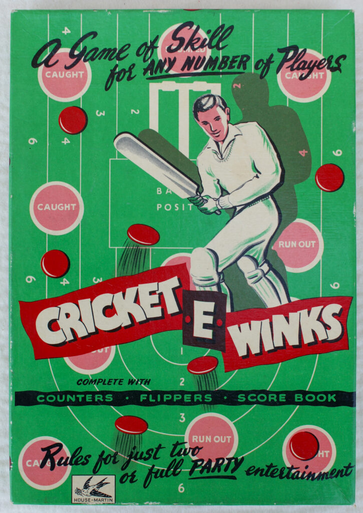 Tucker Tw ID • HMR-02c1 — publisher • House-Martin (England) — title • CRICKET E WINKS