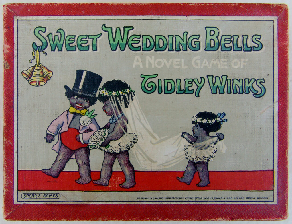 Tucker Tw ID • SPE-21 — publisher • Spear's Games — title • SWEET WEDDING BELLS - A NOVEL GAME OF TIDLEY WINKS