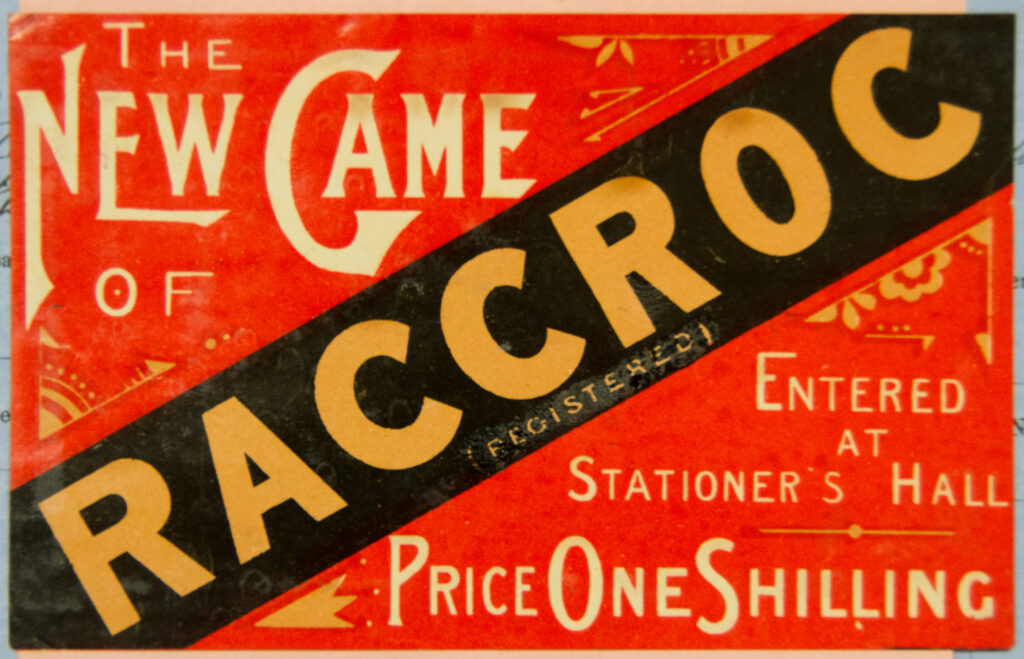 Tucker Tw ID • UNK-183 — publisher • (unknown publisher; copyright by — title • THE NEW GAME OF RACCROC